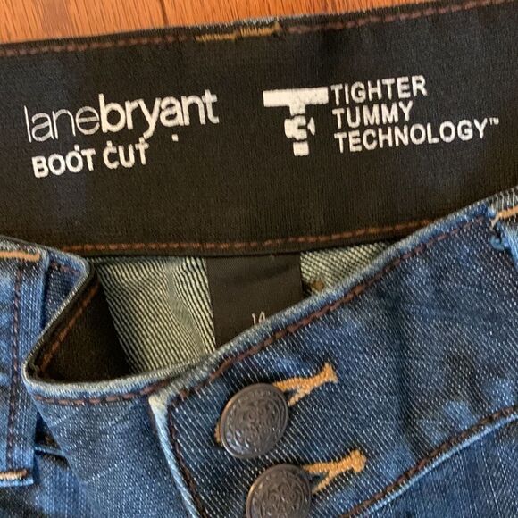 Lane Bryant size 14 tighter tummy technology. Slimming waistband & bootcut - Picture 3 of 10